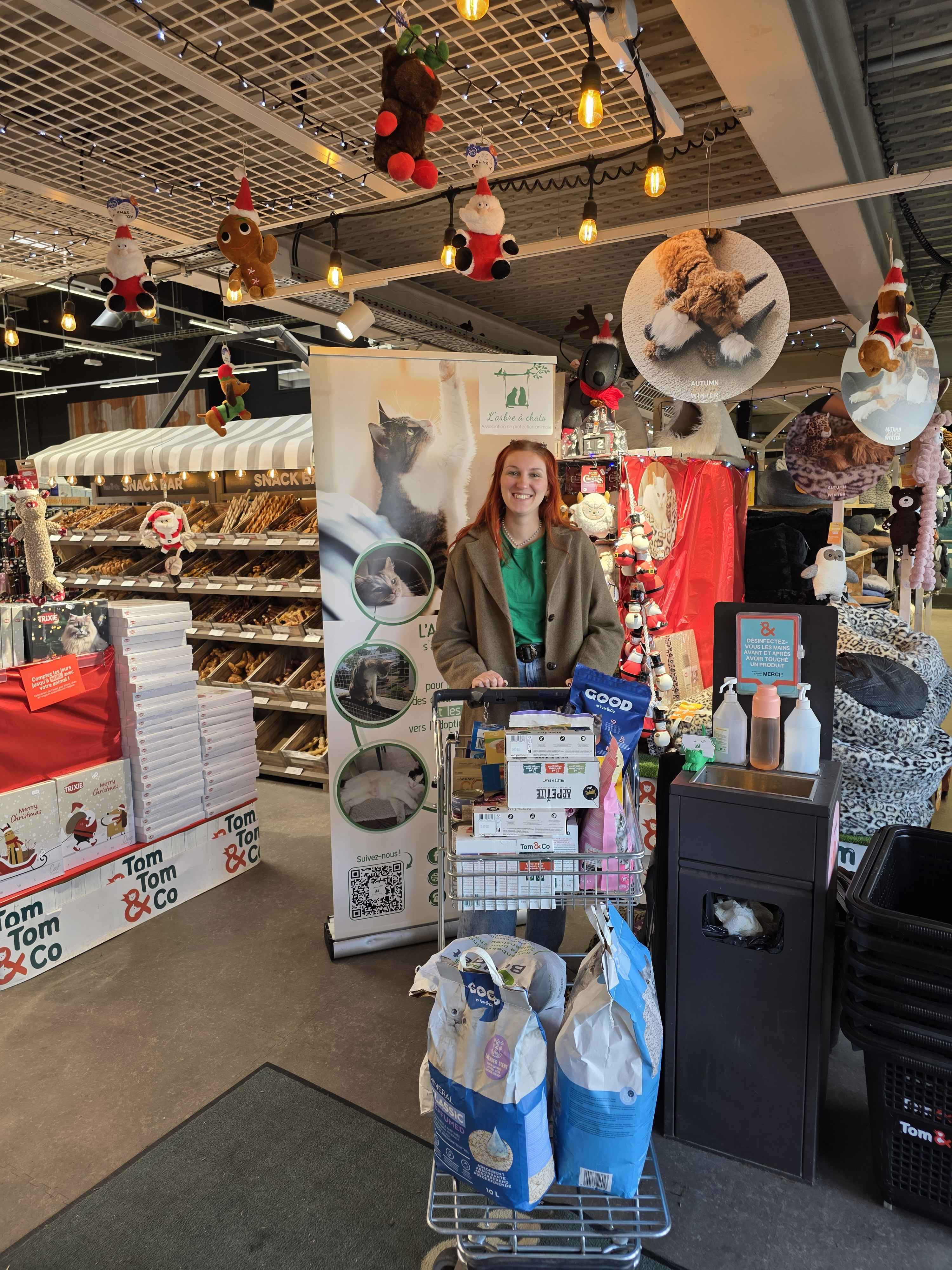 Collecte de dons à Monoprix