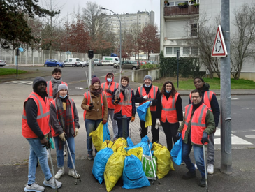 Cleanwalk sur le quartier de la Boissière