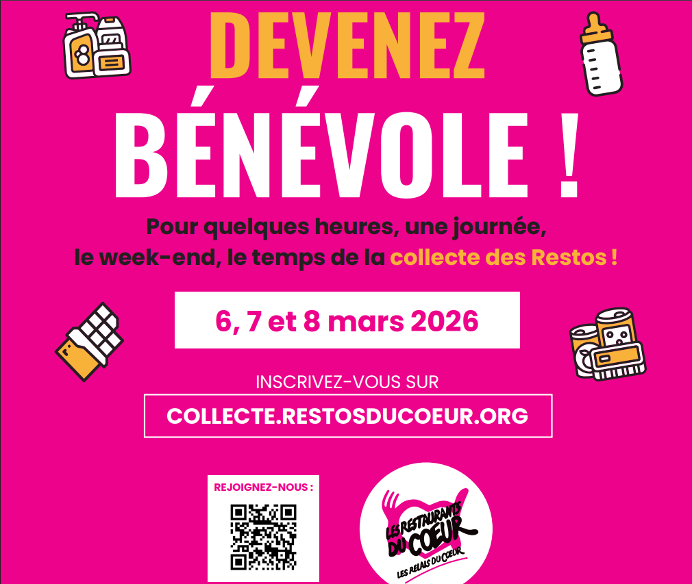 Participez à la collecte d'été avec les Restos du Cœur ! (3-4 heures)