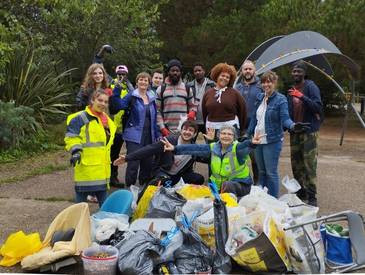Ramassage de déchets à Bréquigny ♻️🧹